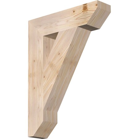 Traditional Slat Smooth Bracket, Douglas Fir, 5 1/2W X 24D X 32H